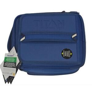 Titan Arctic Zone Fridge Cold Molded Lunch Box w/ Ice Walls Blue NEW